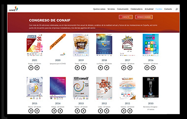 Lanzamos la nueva web corporativa de CONAIF