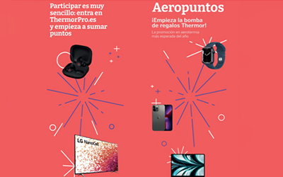 Vuelven los Aeropuntos Thermor 2022, la promoción en aerotermia más esperada del año
