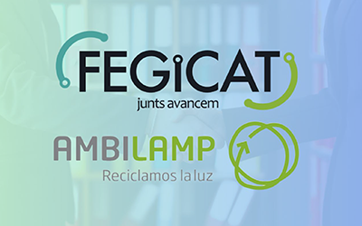 FEGICAT y Ambilamp renuevan su convenio de colaboración en pro de la sostenibilidad